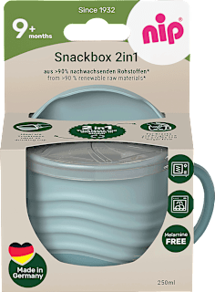 Snackbox 2in1 blau Nip