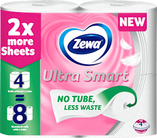 Тоалетна хартия Ultra Smart, 4 пласта Zewa