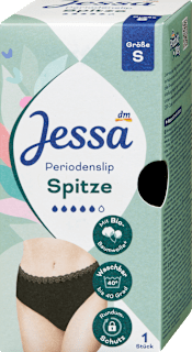 Slip mestruali lavabili con pizzo - tg. S Jessa