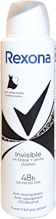 Deo spray Motionsense Invisible on black + white Clothes Rexona