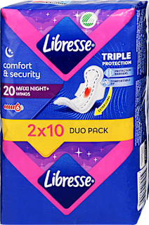 Éjszakai egészségügyi szárnyas betét, Maxi Libresse