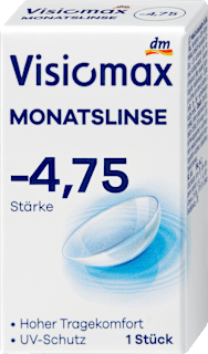 kontaktní čočky měsíční -4,75 DP Visiomax