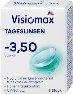 kontaktní čočky denní -3,50 DP Visiomax