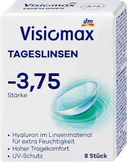 Dnevne kontaktne leće – dioptrija -3,75 Visiomax