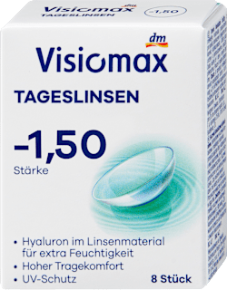 kontaktní čočky denní -1,50 DP Visiomax