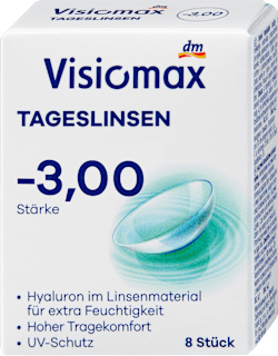 kontaktní čočky denní -3,00 DP Visiomax