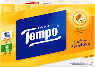 Taschentücher soft & sensitive (36x9 St) Tempo