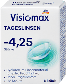 Dnevne kontaktne leče, dioptrija -4,25 Visiomax
