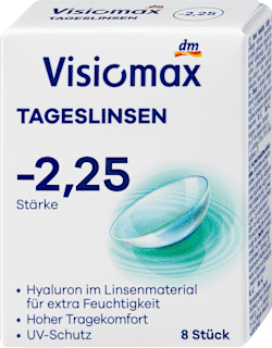 Dnevne kontaktne leće – dioptrija -2,25 Visiomax