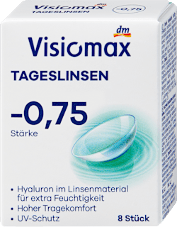 Dnevne kontaktne leče, dioptrija -0,75 Visiomax