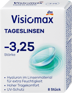 Dnevne kontaktne leče, dioptrija -3,25 Visiomax