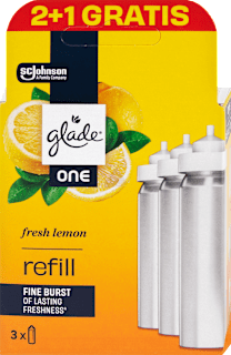 ONE náhradní náplň do osvěžovače Fresh Lemon 3x10 ml glade