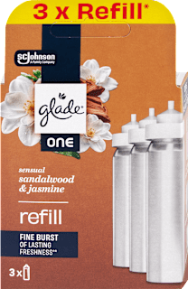 ONE náhradní náplň do osvěžovače Sandalwood & Jasmine 3x10 ml glade