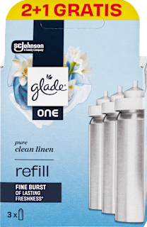 ONE náhradní náplň do osvěžovače Pure Clean Linen 3x10 ml glade