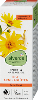 Олио за тяло Спорт & Aрника alverde NATURKOSMETIK