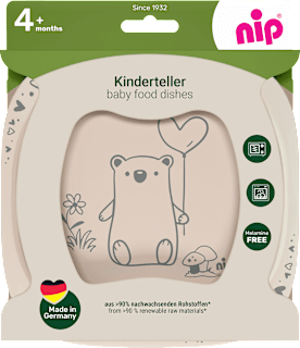 Teller lila/beige Nip
