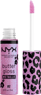 Lipgloss Butter Matallic 02 VioletVix NYX PROFESSIONAL MAKEUP