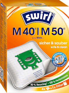 Staubsaugerbeutel M40/M50 MicroPor Swirl