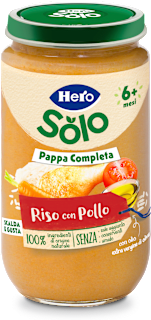 Pappa completa riso con pollo Hero Solo