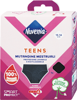 Mutandine mestruali lavabili Teens Nuvenia