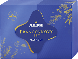 Darčekové balenie Francovkový masážny set Alpa