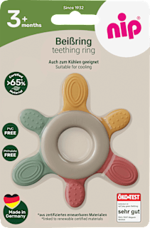 Beißring Play Green rot Nip
