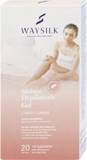 Strisce depilatorie in gel corpo e gambe WAYSILK