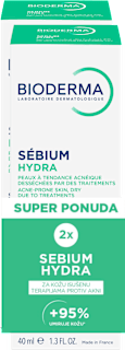 Sébium Hydra krema za kožu isušenu terapijama protiv akni, duopack BIODERMA