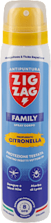 FAMILY repelent sprej protiv komaraca i krpelja – citronella  Zig Zag