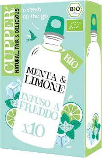 Infuso a freddo con menta e limone CUPPER