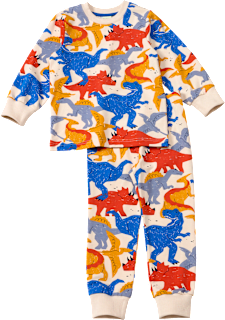 Schlafanzug Pro Climate mit Dino-Muster, bunt, Gr. 86/92 ALANA