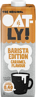 ovesný nápoj Barista Edition s příchutí karamelu Oatly
