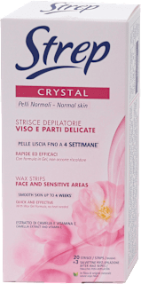 CRYSTAL trake za depilaciju lica Strep