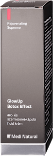 Arc- és szemkörnyékápoló fluid krém GlowUp Botox Effect Medinatural