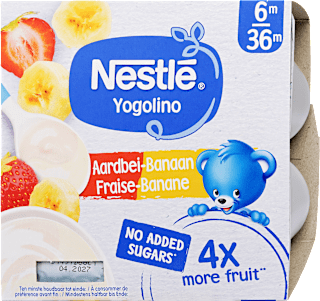Baby desszert, Yogolino epres-banános, 6 hónapos kortól Nestlé
