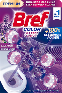 WC blok COLOR AUTO ACTIVE Levandule Bref