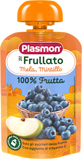 Frullato mela e mirtillo Plasmon