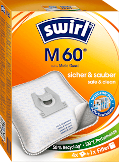 Staubsaugerbeutel  M60 MicroPor Swirl