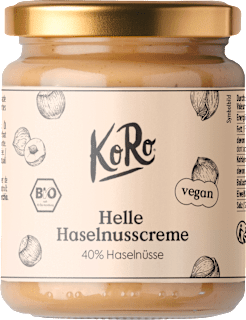 Haselnusscreme Hell KoRo
