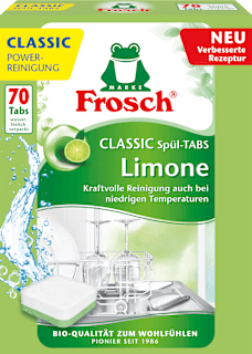Spülmaschinen-Tabs Classic Limone Frosch
