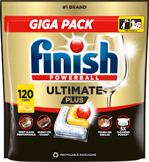 Kapsuly do umývačky riadu Powerball Ultimate Plus Lemon Finish
