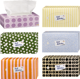 Taschentücher Box sortiert Soft&Sicher