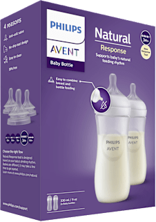 Set bočica za bebe Natural Response, 3+ mj. PHILIPS AVENT