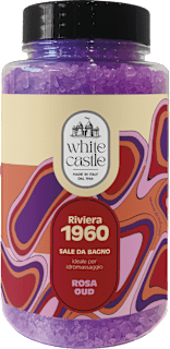 Sali da bagno Riviera 1960 Rosa e oud White Castle