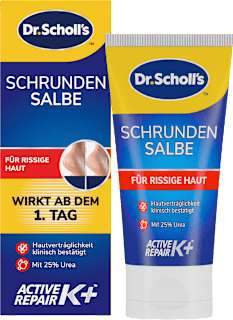 Fußcreme Schrundensalbe active repair mit Urea & Keratin Scholl