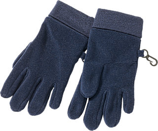 Fingerhandschuhe aus Fleece, blau, Gr. 3 PUSBLU