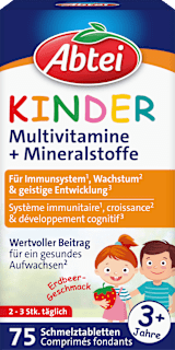 Multivitamine für Kinder Schmelztabletten 75 St Abtei