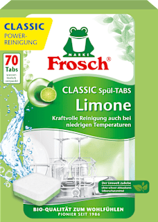 Tablete za strojno pomivanje posode z vonjem limete Frosch