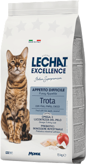 Suha hrana za mačke Fussy Appetite postrv LECHAT EXCELLENCE