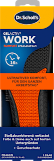 Einlegesohlen GelActiv Work, Gr. 35,5 - 40,5 (1 Paar) Scholl